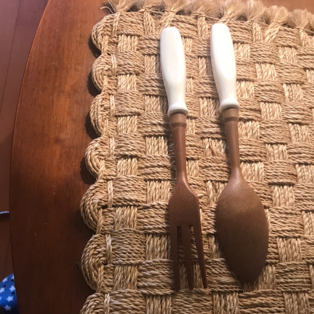 Vintage chef Mickey spoon and fork set, - Picture 4 of 6